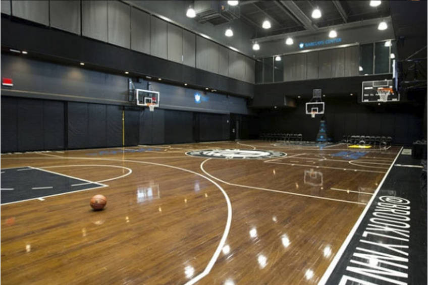 FAN  brooklyn nets play on the practice court experience
