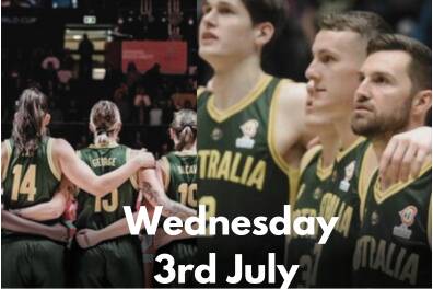 Boomers / Opals Experience Wednesday 3rd July