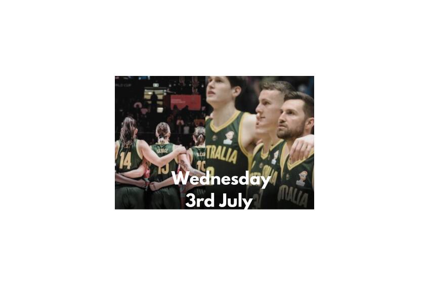 Boomers / Opals Experience Wednesday 3rd July0