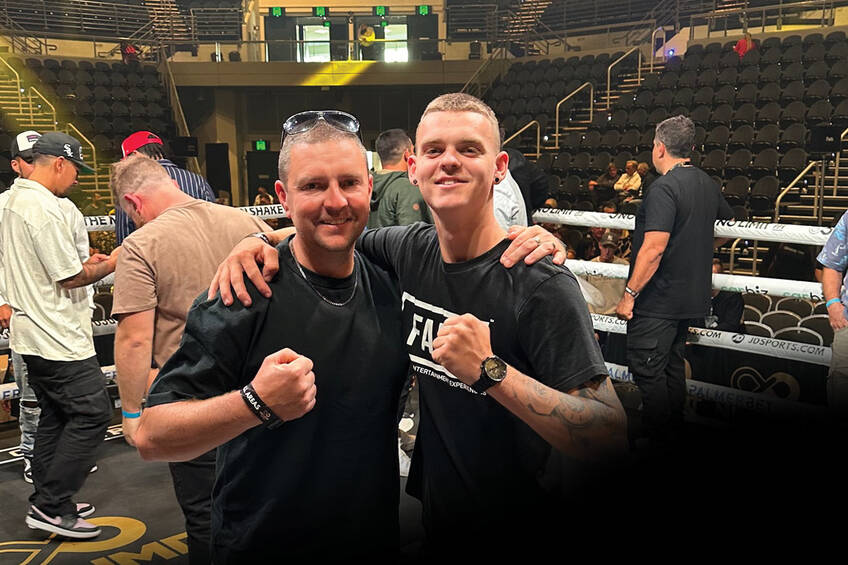 Post Fight Ring Photo - Nikita Tszyu v Koen Mazoudier Fight0